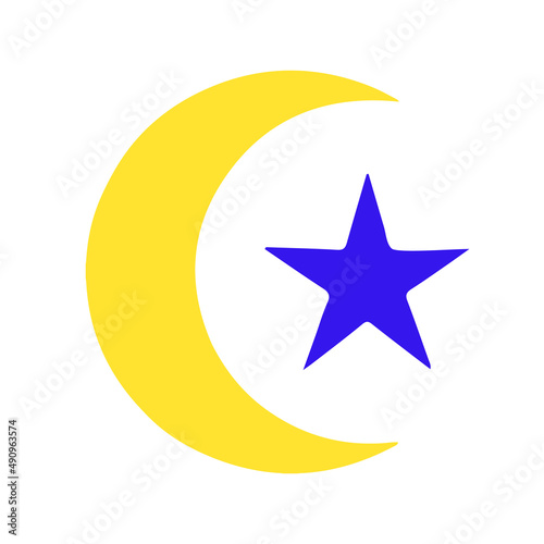 Ukraine Simple illustration for Independence 