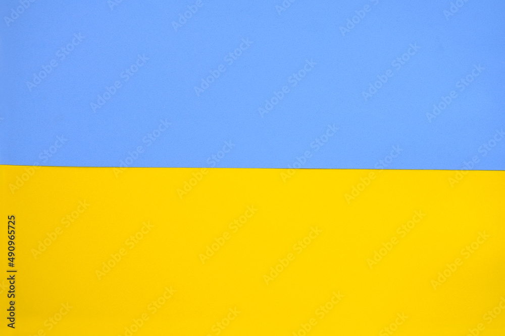 yellow-blue background colors of the flag of Ukraine