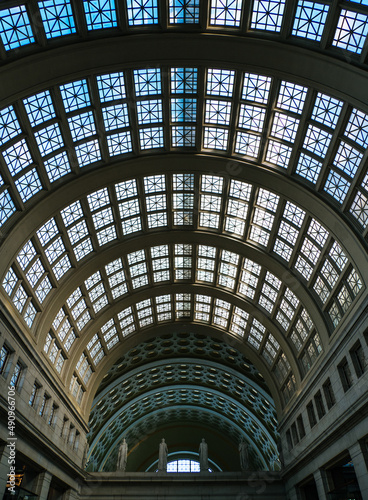 Ceiling at Union Station, Washington DC photo