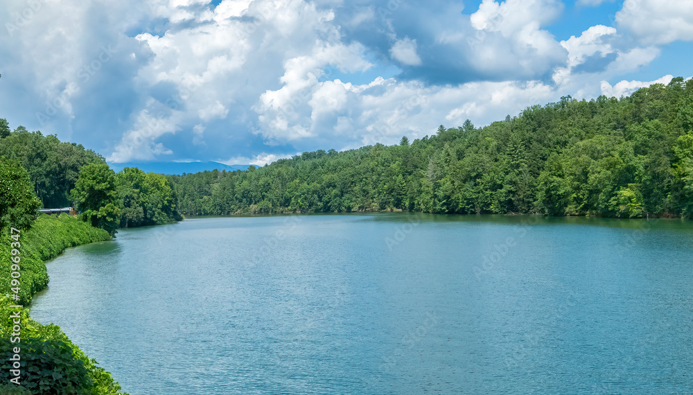 Fingers of Lake Fontana, North Carolina