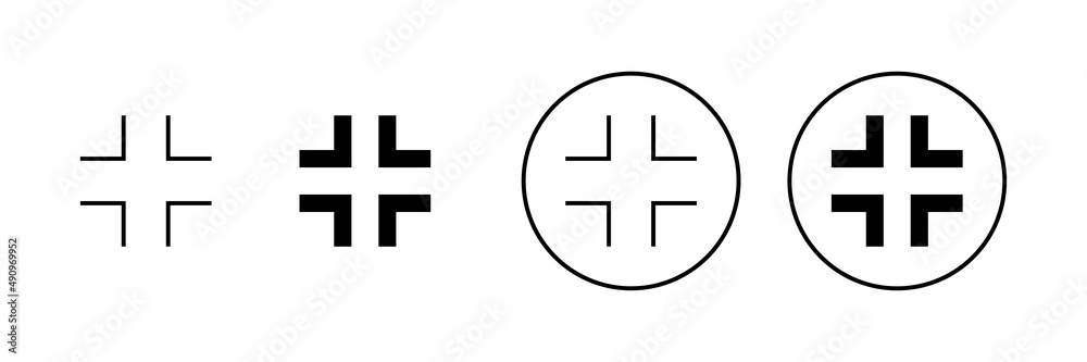 Fullscreen Icon set. Expand to full screen sign and symbol. Arrows symbol Fullscreen Icon set. Expand to full screen sign and symbol. Arrows symbol