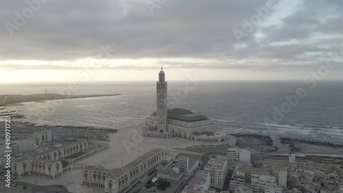 Hassan II Mosque drone footage