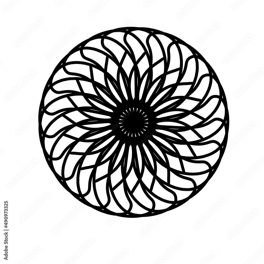 abstract floral ornament abstract floral ornament