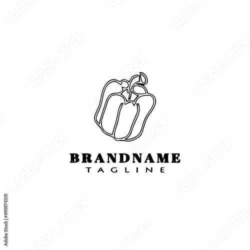 habanero chili peppers logo template icon vector illustration