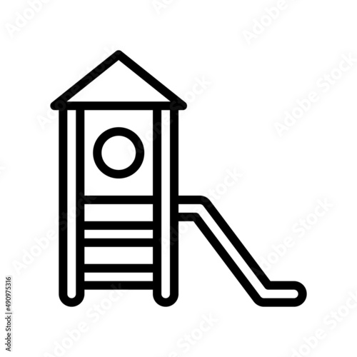 playground line style icon. vector illustration for graphic design, website, app