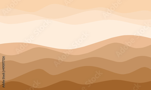 Wavy desert background