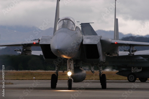 Photos 築城基地に帰還したF-15イーグル戦闘機 -Jet fighter F-15 EAGLE returned to base-