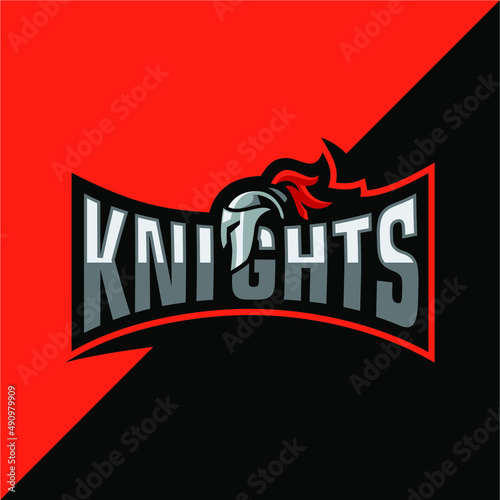 Knight gaming logo E sport. E sport logo