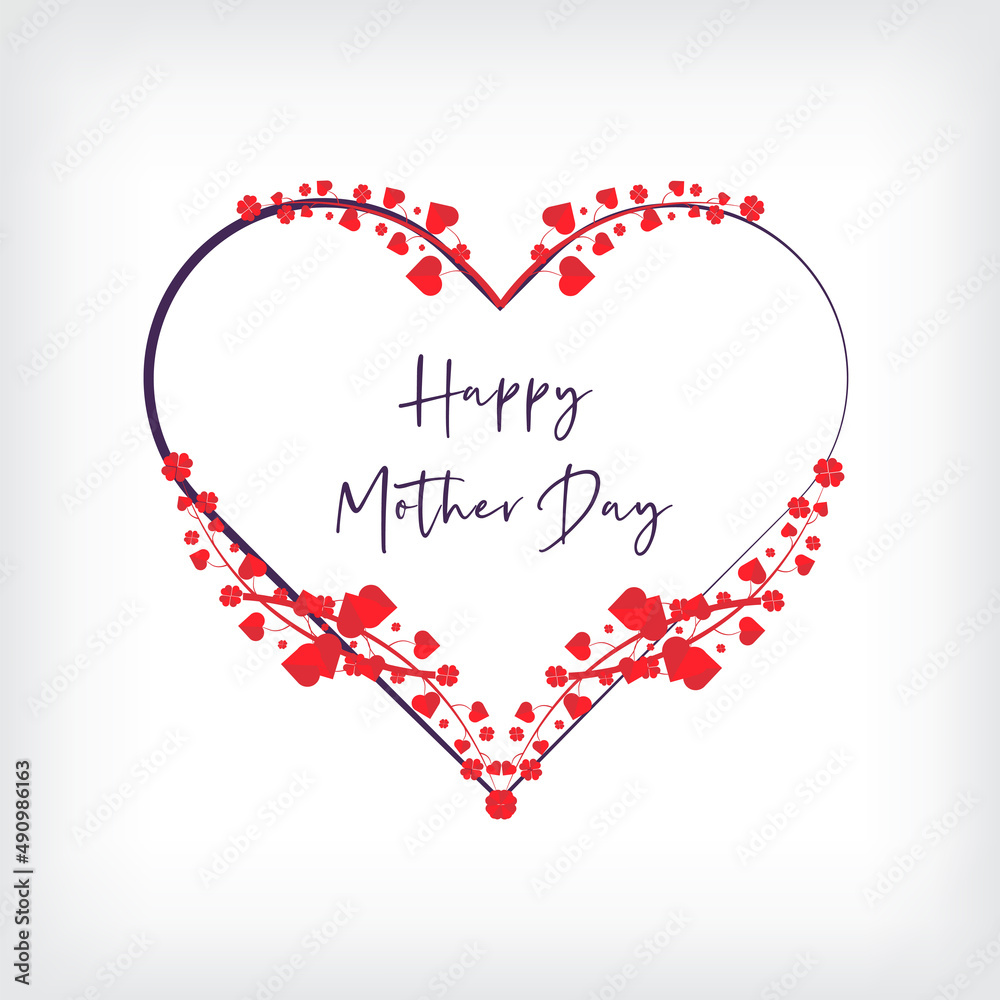 Mother day Concept sale banner, greeting card, Mother Day illustration vector