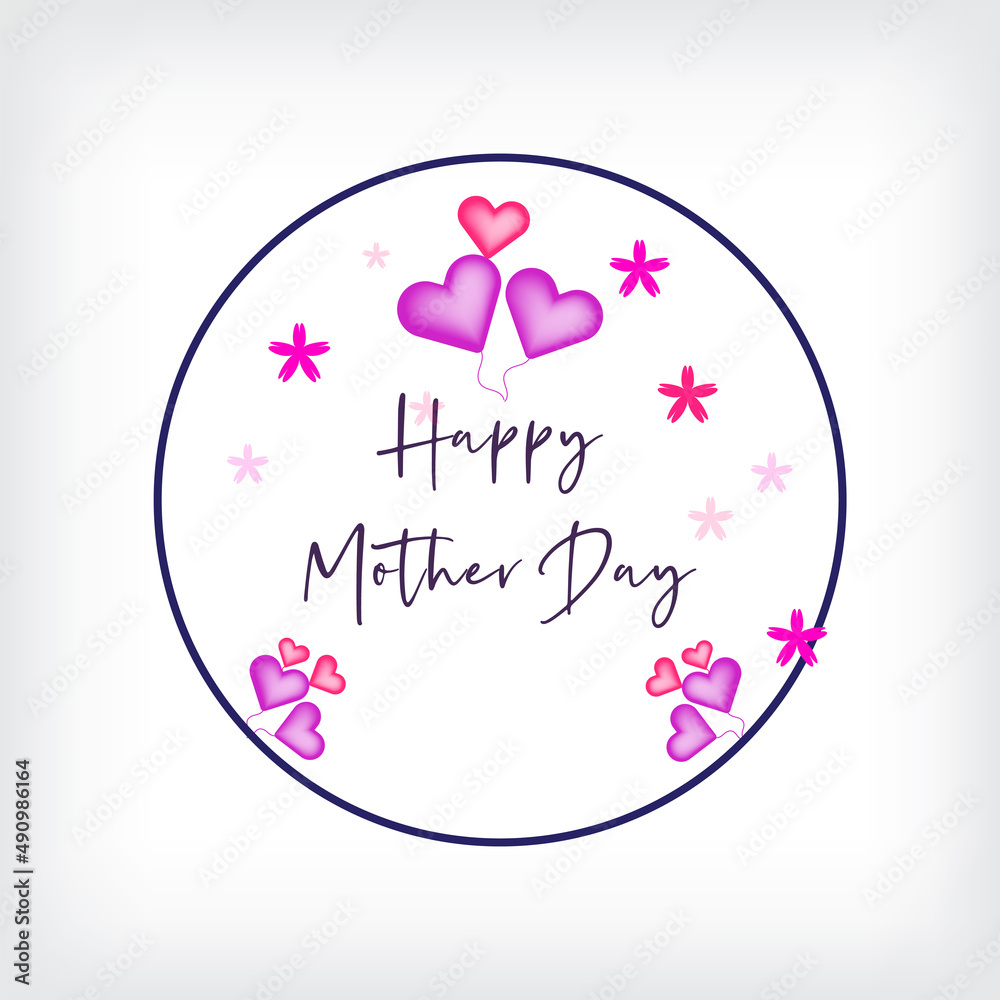 Mother day Concept sale banner, greeting card, Mother Day illustration vector