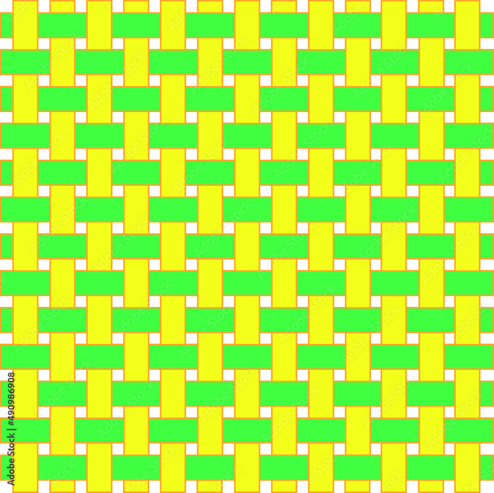 Fabric pattern is a design by using square shapes to be overlapped to create patterns. Fabric pattern is a design by using square shapes to be overlapped to create patterns.