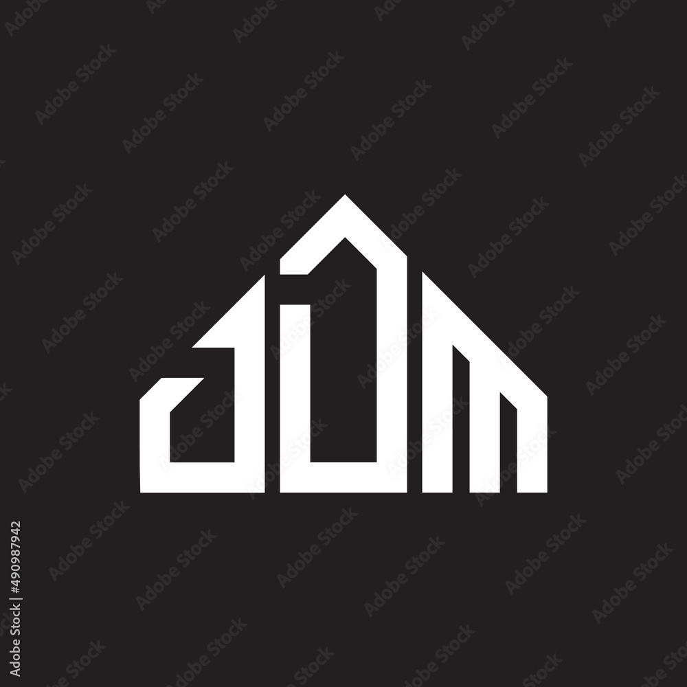 DDM letter logo design on black background. DDM creative initials letter logo concept. DDM letter design.