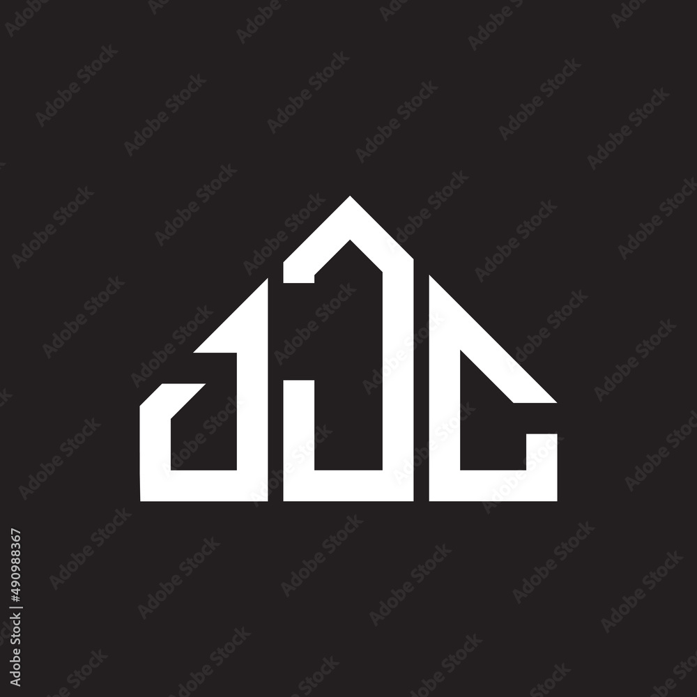 DJC letter logo design on black background. DJC creative initials letter logo concept. DJC letter design. DJC letter logo design on black background. DJC creative initials letter logo concept. DJC letter design.