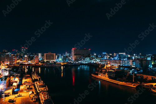 沖縄 とまりん夜景