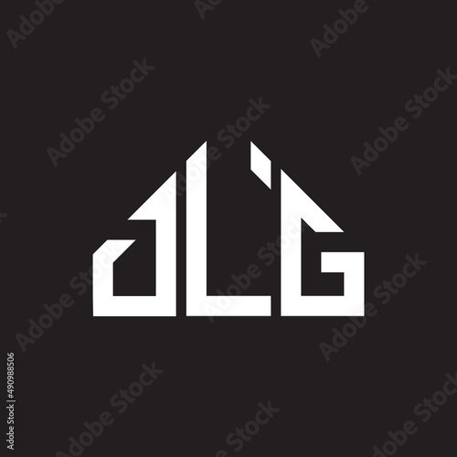 DLG letter logo design on black background. DLG creative initials letter logo concept. DLG letter design.
