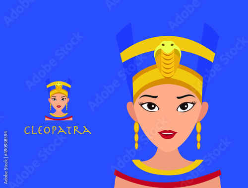 Character cleopatra egyptian queen