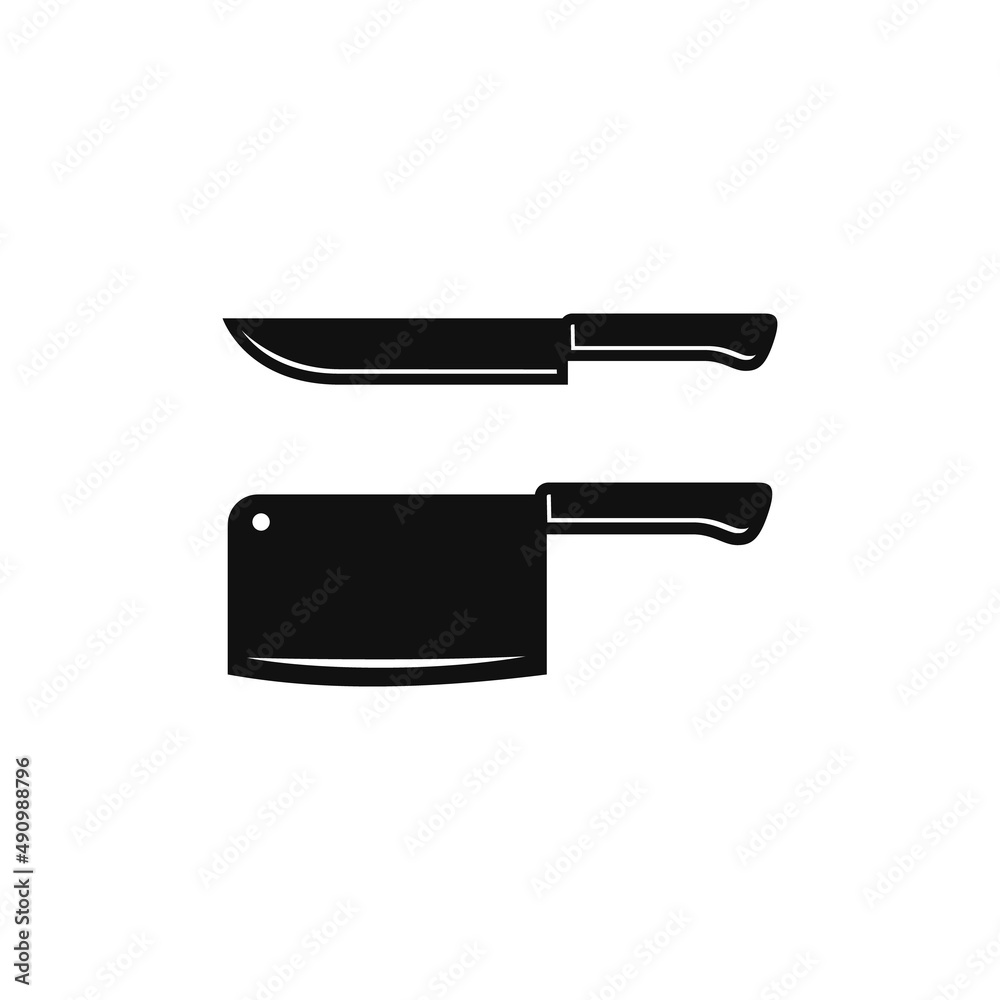 knife silhouette vector design for logo icon knife silhouette vector design for logo icon
