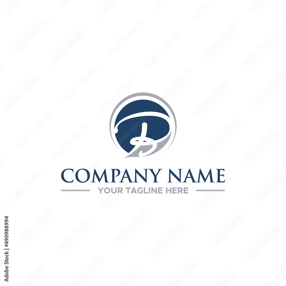 B Initial for Your Company Logo Sign Design