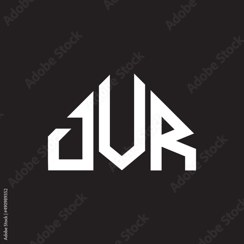 DVR letter logo design on black background. DVR creative initials letter logo concept. DVR letter design.