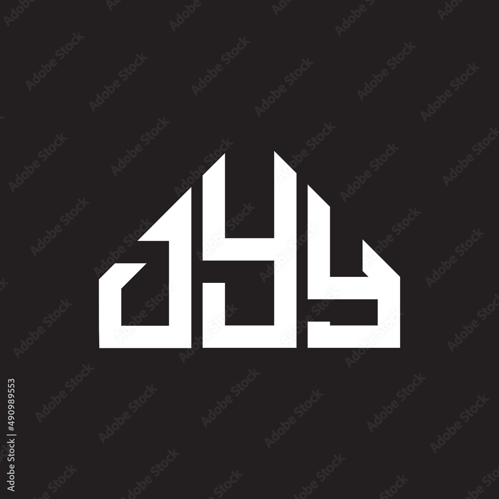 DYY letter logo design on black background. DYY creative initials letter logo concept. DYY letter design. DYY letter logo design on black background. DYY creative initials letter logo concept. DYY letter design.