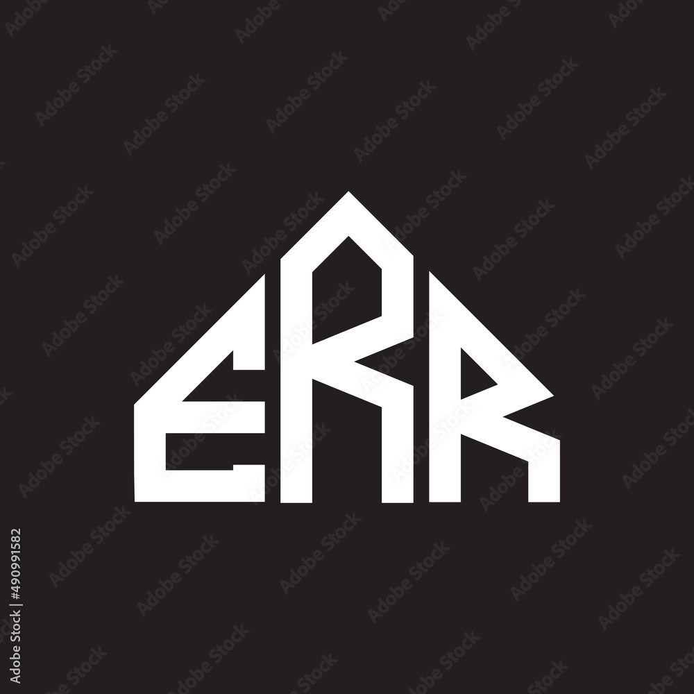 ERR letter logo design on black background. ERR creative initials letter logo concept. ERR letter design. ERR letter logo design on black background. ERR creative initials letter logo concept. ERR letter design.