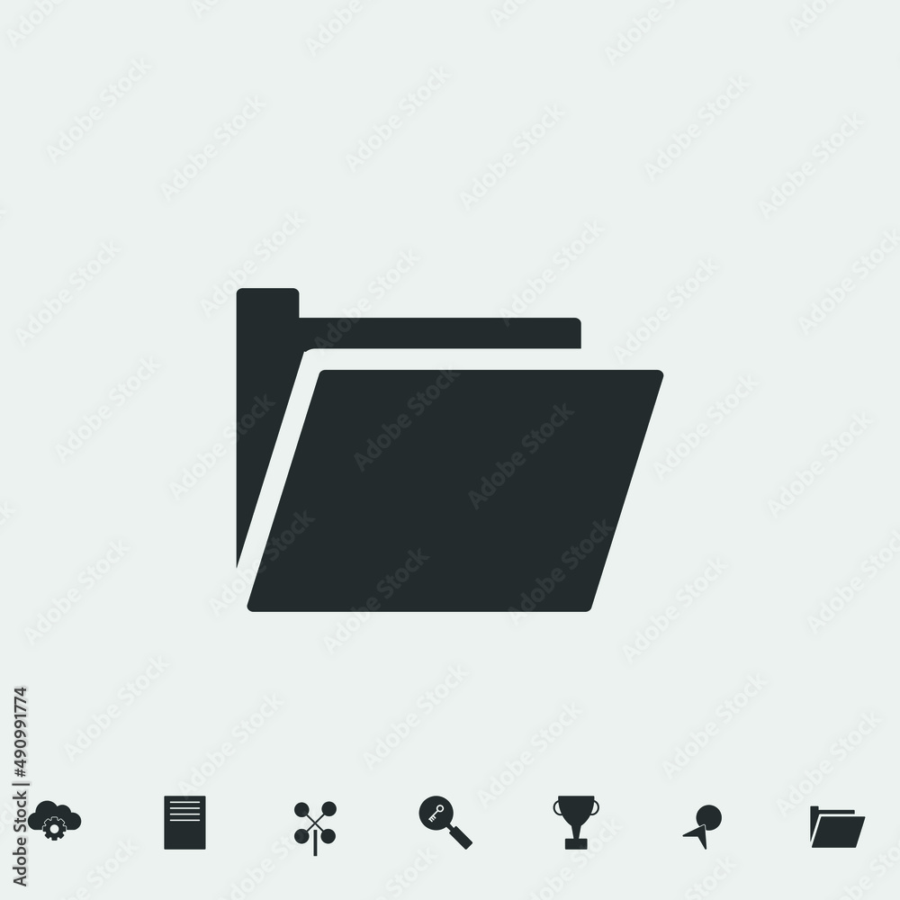 folder icon vector illustration and symbol for website and graphic design folder icon vector illustration and symbol for website and graphic design