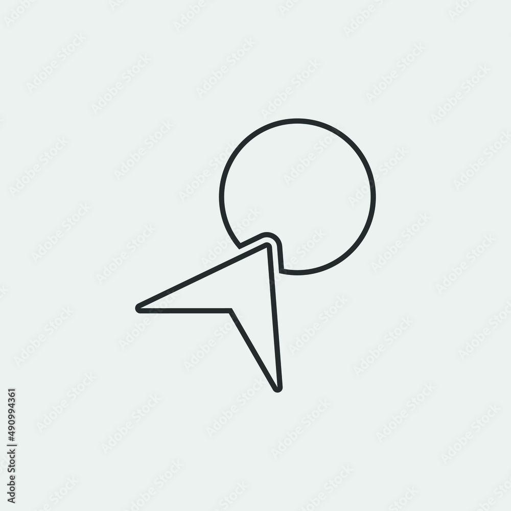 navigation icon vector illustration and symbol for website and graphic design navigation icon vector illustration and symbol for website and graphic design