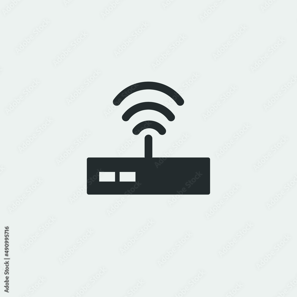 router icon vector illustration and symbol for website and graphic design