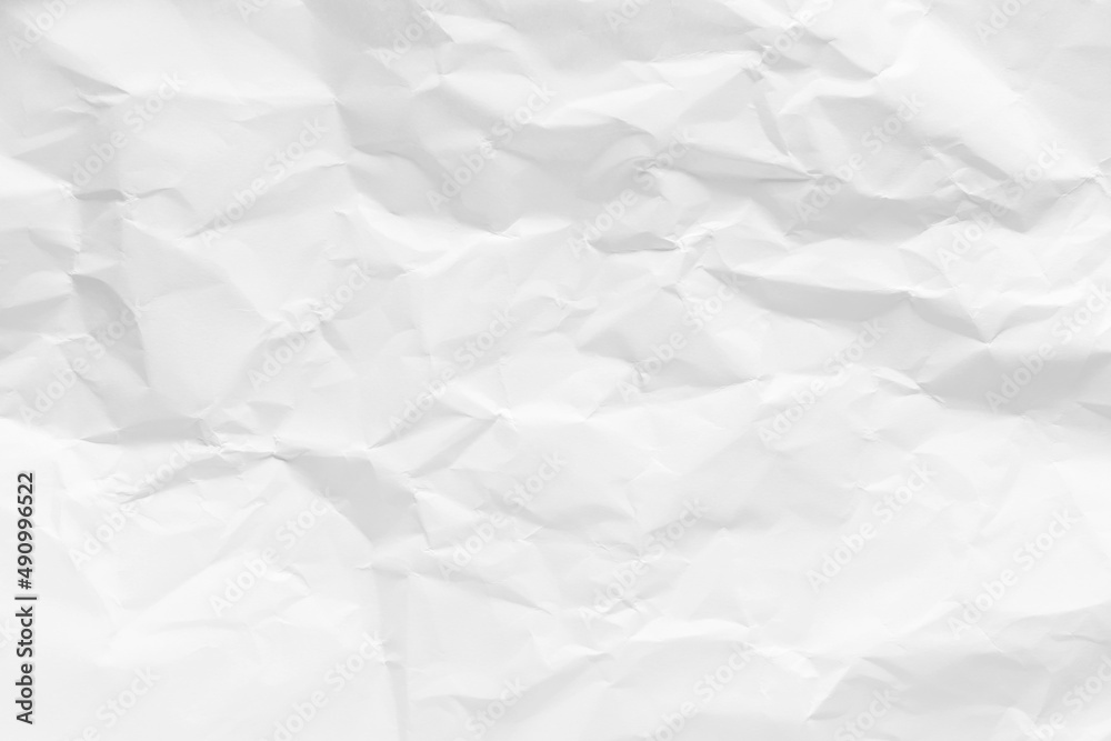 White crumpled paper texture background. White crumpled paper texture background.