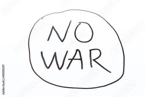 Tapety artystyczne white board on wright no war.