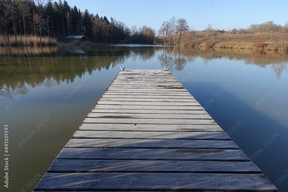 Schöne Landschaft in Donau-Ries, Bayern, Deutschland