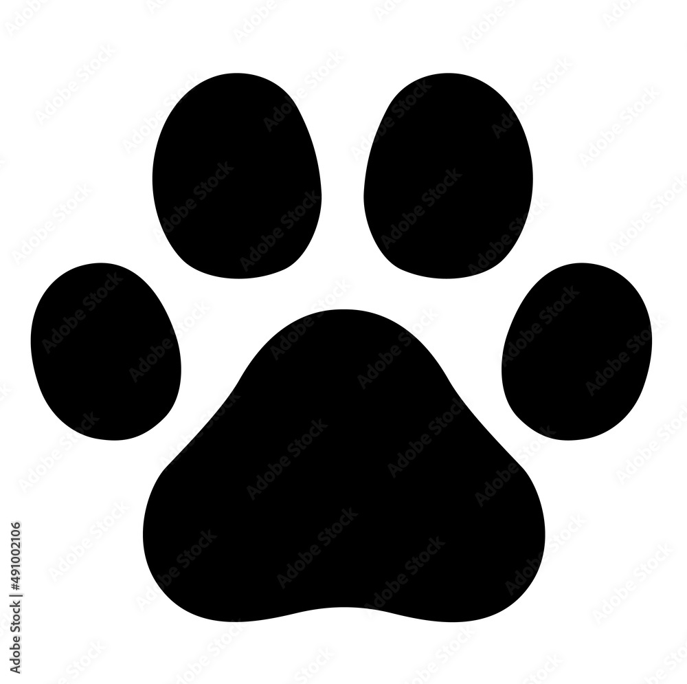 犬や猫の足跡アイコン Stock Vector Adobe Stock