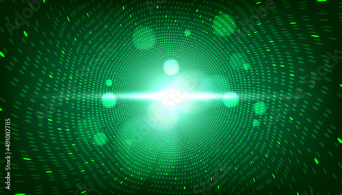 Digital technology background. Abstract tech visual for science template. Futuristic background with dots combination.
