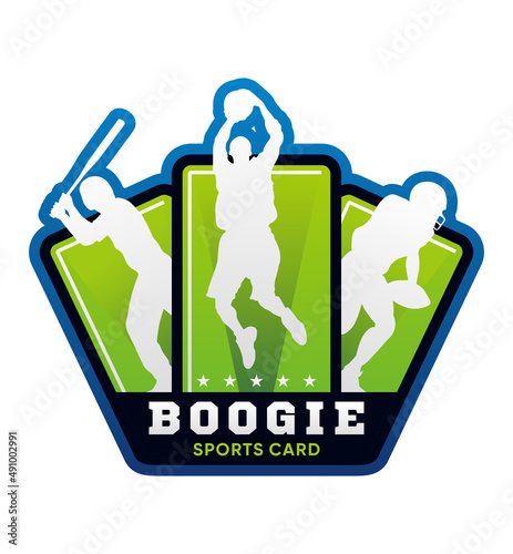 sport card Logo, sports card logo, athlete card logo, sports card, store logo