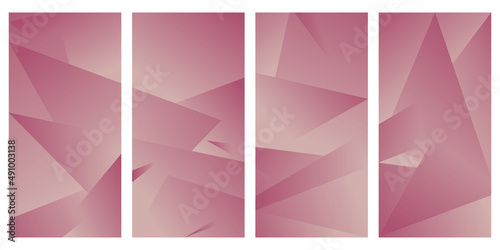 Modern abstract gradient geometric background cover