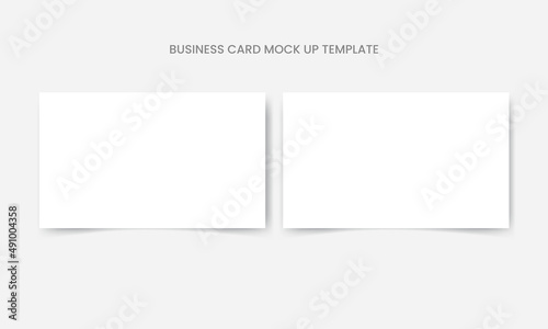 Mockup for business card design template, Blank Post Mockup, Vector
