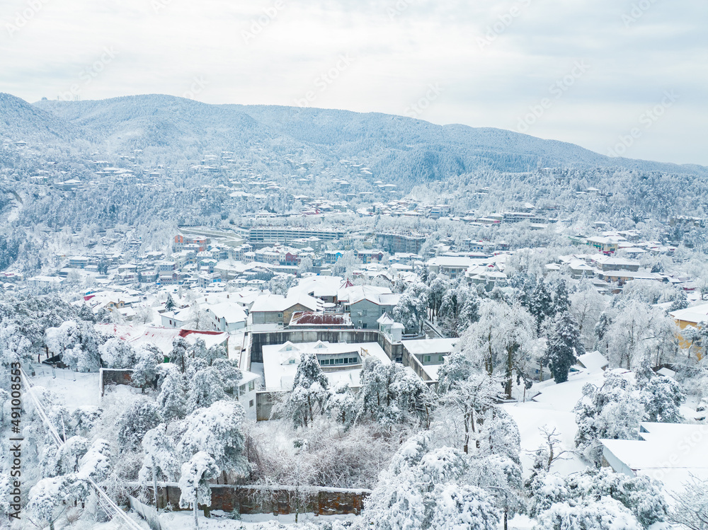 Winter snow scene in Lushan 5A Scenic Area, Jiujiang City, Jiangxi Province Winter snow scene in Lushan 5A Scenic Area, Jiujiang City, Jiangxi Province