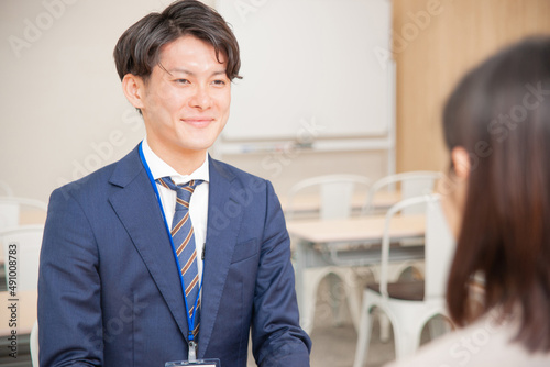 面接・打ち合わせ・カウンセリング風景
