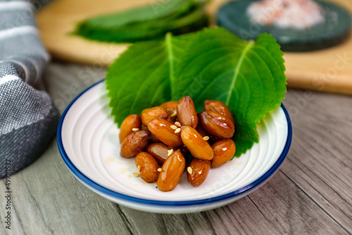 Korean Ddangkong Jorim (Soy Braised Peanuts)