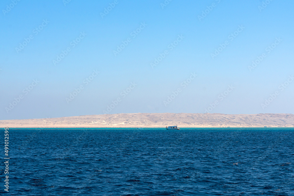 Boats in Red sea Hurghada in Egypt Boats in Red sea Hurghada in Egypt