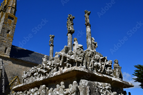 Saint Jean Trolimon; France - may 16 2021 : Tronoen church photo