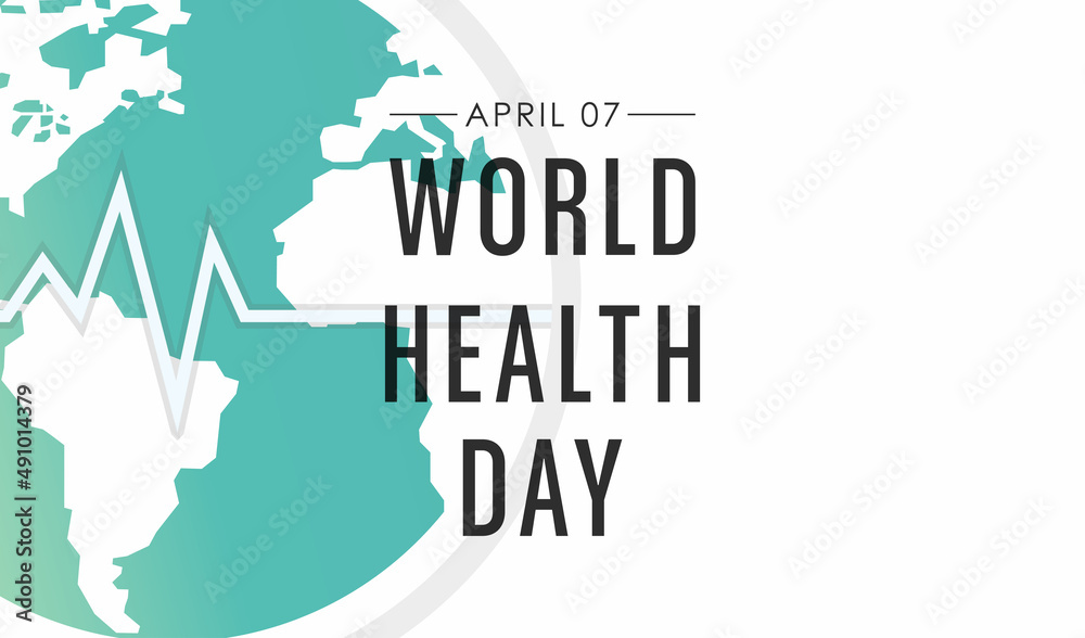Vector illustration design Of World Health Day, a global health
