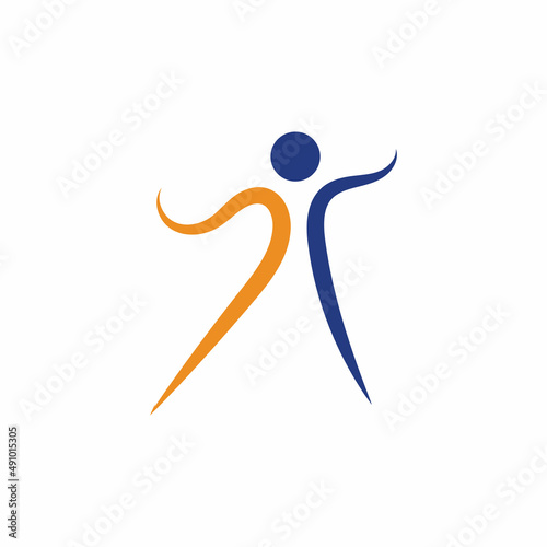 Human Healthy Life Logo template vector icon