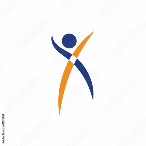 Human Healthy Life Logo template vector icon