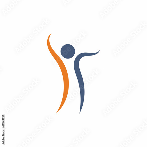 Human Healthy Life Logo template vector icon
