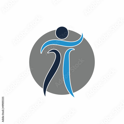 Human Healthy Life Logo template vector icon