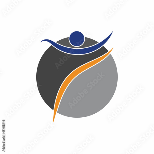 Human Healthy Life Logo template vector icon