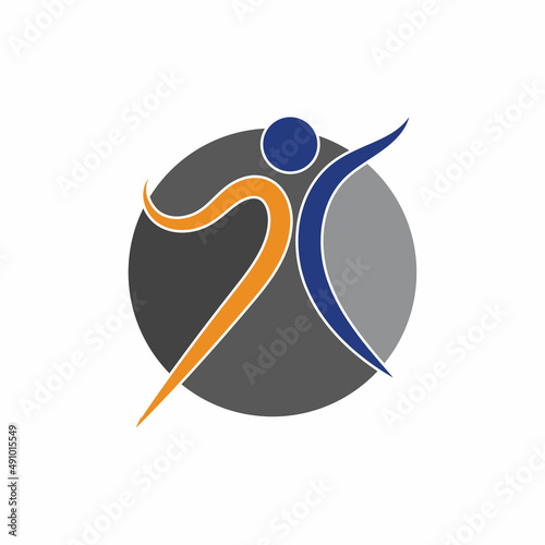 Human Healthy Life Logo template vector icon