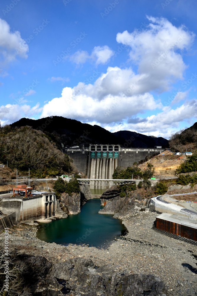 Naklejka premium 丸山ダム