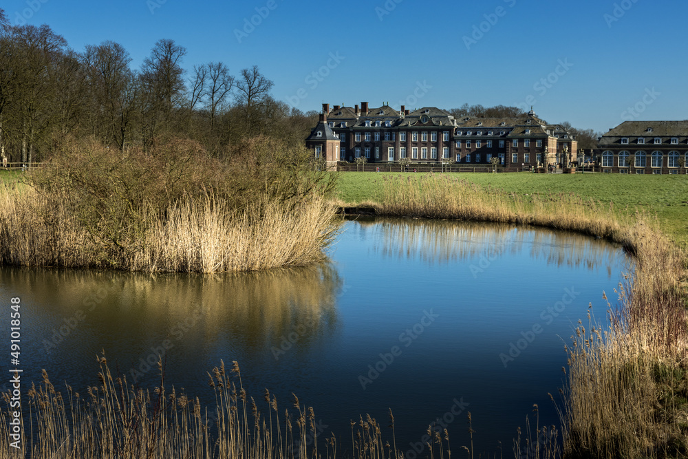 Germany, palace gardens of Nordkirchen Palace. Filming location for the Diana film Spencer Germany, palace gardens of Nordkirchen Palace. Filming location for the Diana film Spencer